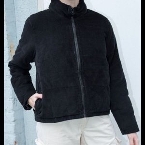 Brandy Melville Corduroy Puffer Jacket